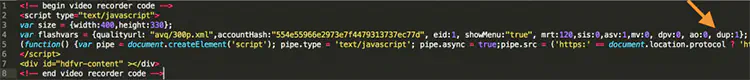 Code to enable desktop file uploads in pipe video recorder in JavaScript